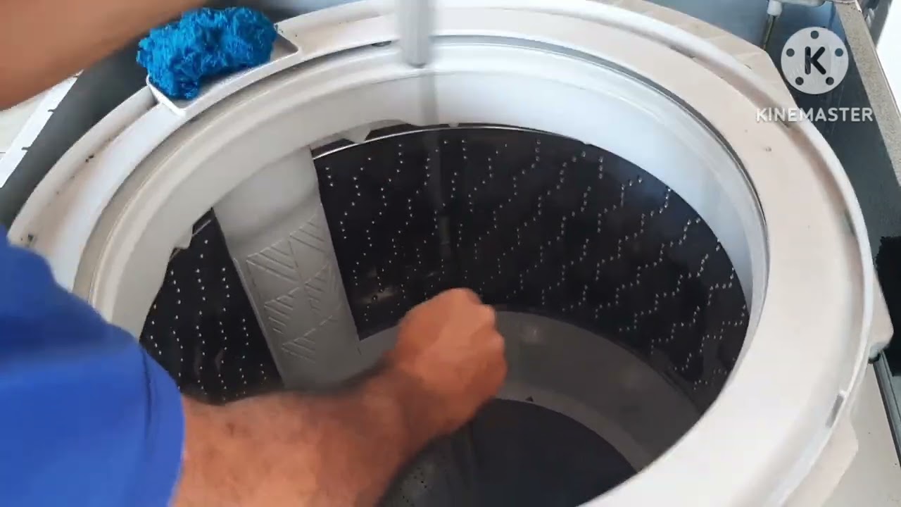 como tirar o agitador da maquina de lavar panasonic