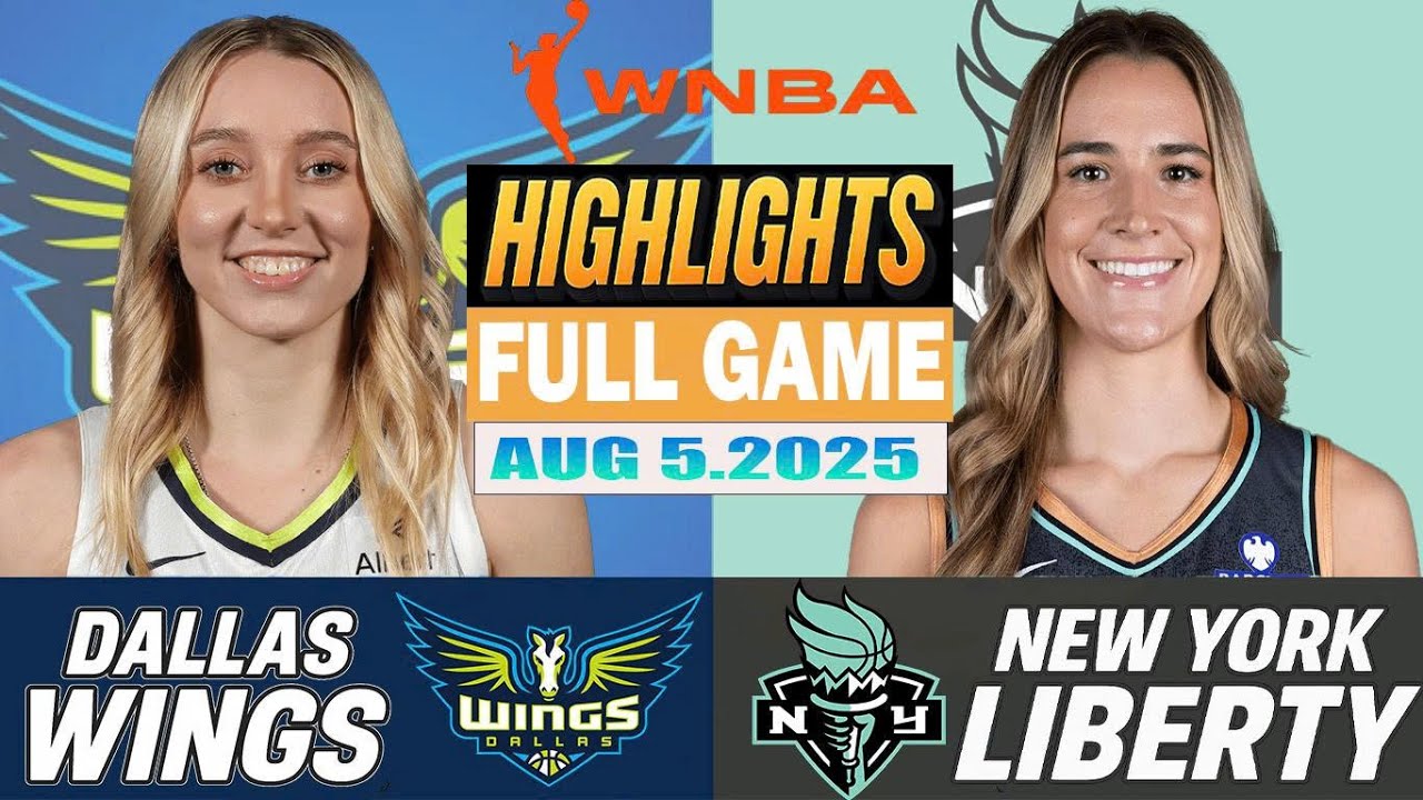 New York Liberty VS Dallas Wings Full Game Highlights Aug 05, 2025 WNBA Season 2025