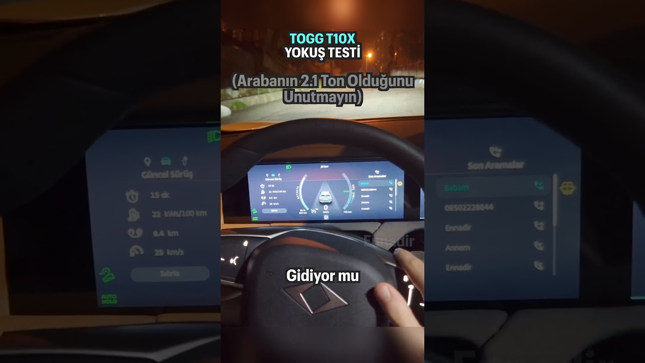 TOGG T10X Yokuş Testi!