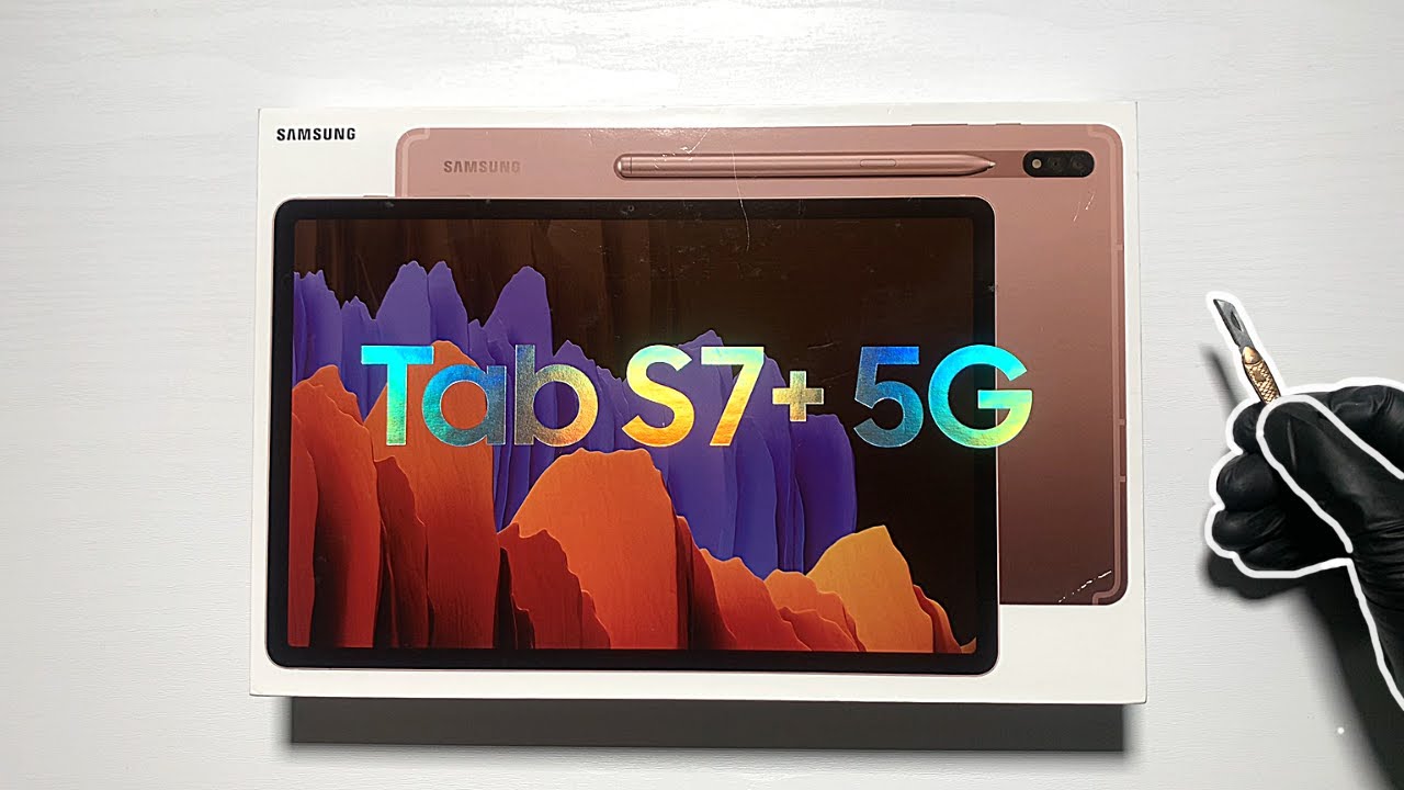 Samsung Galaxy Tab S7 Plus 5G ASMR Unboxing & Gameplay