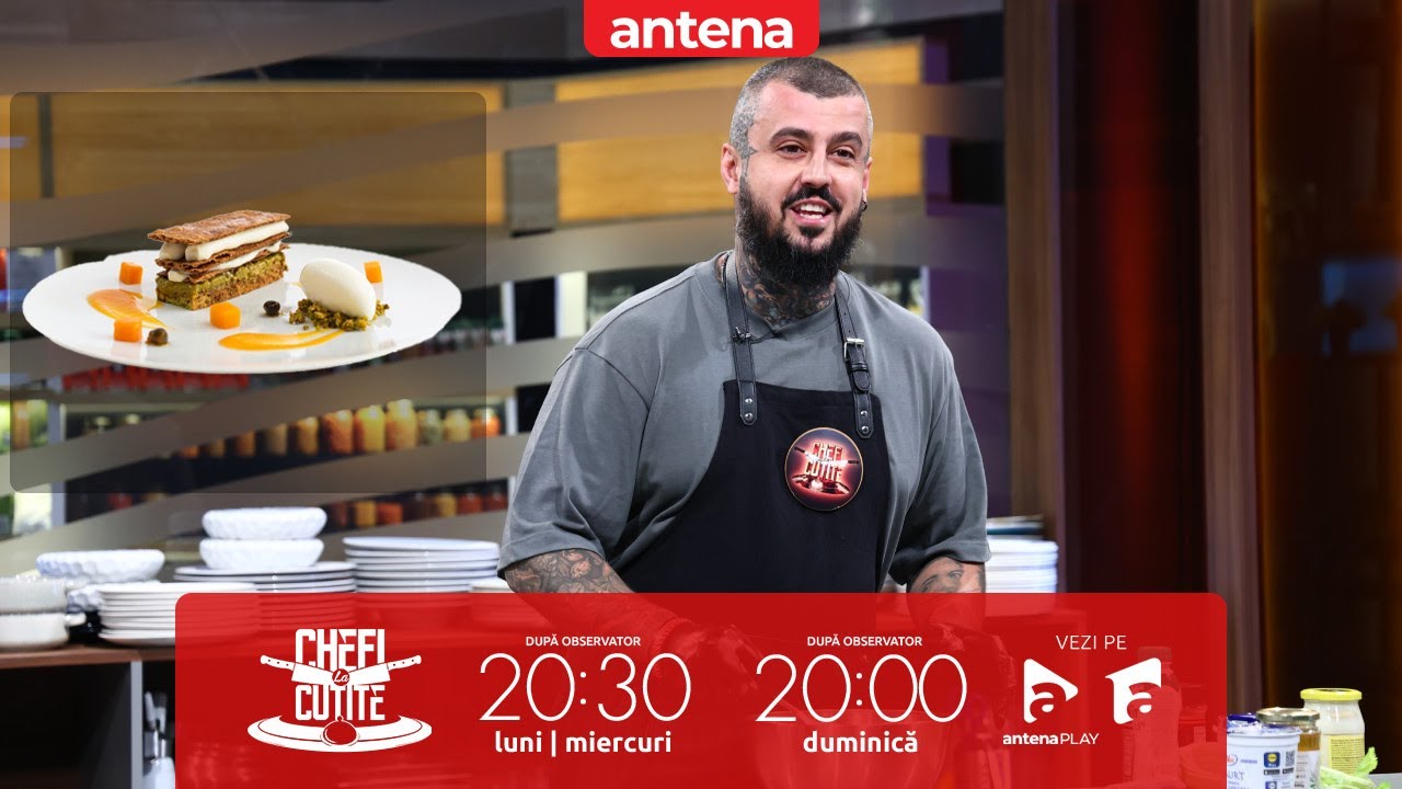 Alexandru Ureche a gătit aripioare de pui cu sos ranch și țelină apio. C&acirc;te cuțite a primit