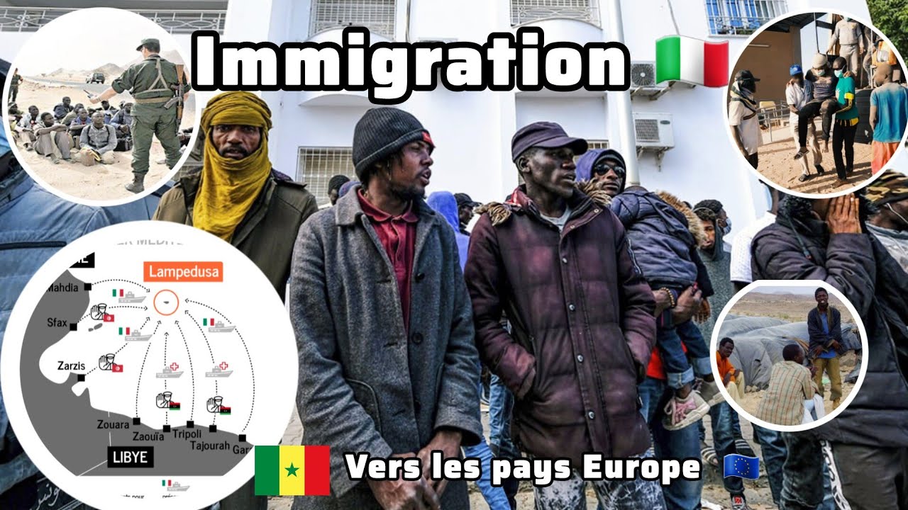 Parcours de un migrants Sénégalais Du Sénégal 🇸🇳 au Libye la voie d'immigration vers les pays Europe
