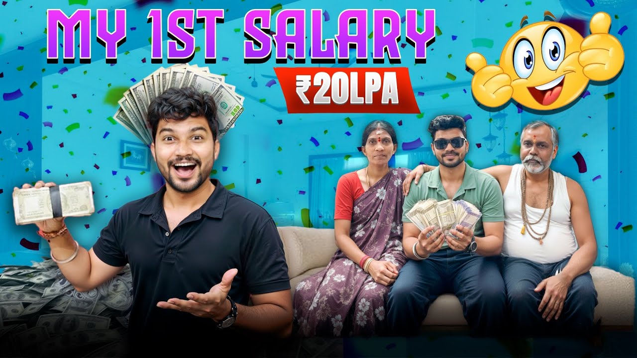 MY FIRST SALARY 20 LAKHS 🤩 