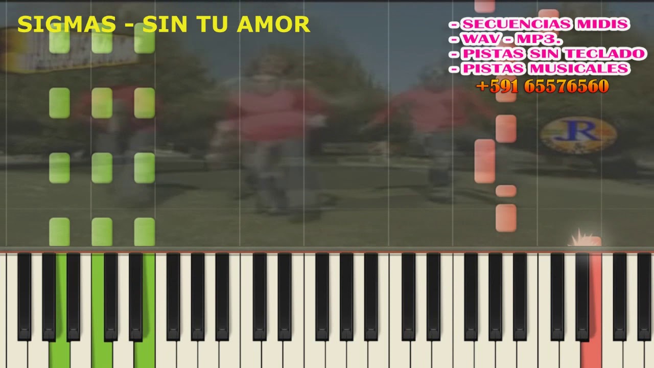 SIGMAS - SIN TU AMOR ( Video Tutorial / Pista Musical )