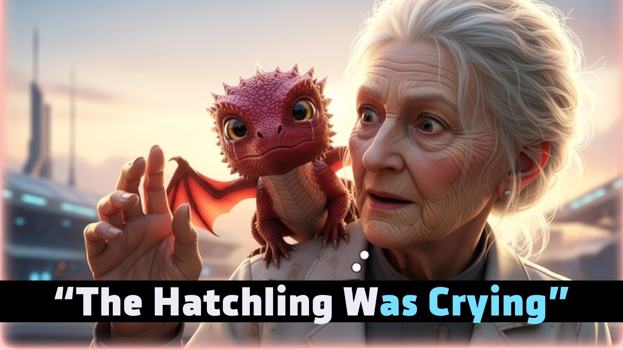 A Crying Dragon Hatchling Climbed Onto a Human Shoulder - and He Let It Stay 🐉
