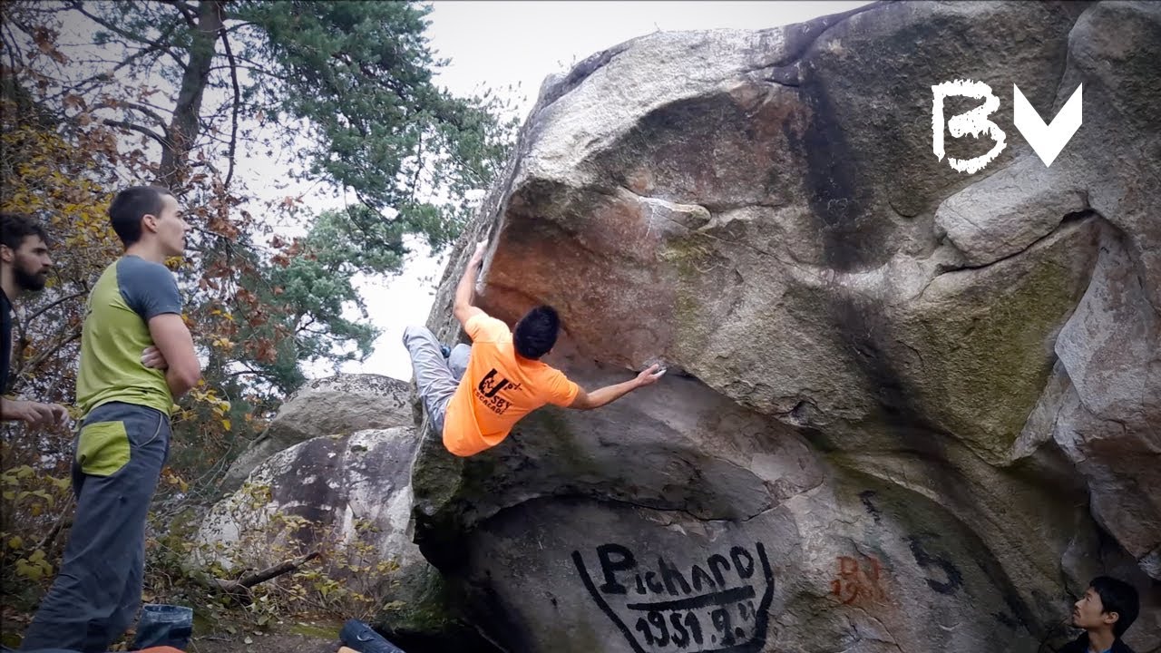 Brut: Ludo Delmotte enchaîne les 8A/B à Fontainebleau | Brut Vertical