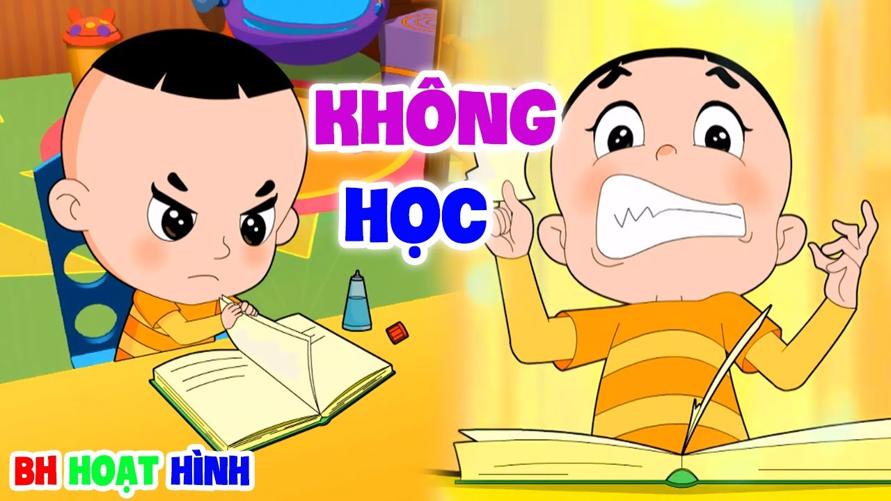 Bố Đầu Nhỏ Con Đầu To - Con Đầu To Không Muốn Học - Hoạt Hình Thiếu Nhi Hay Nhất 2021