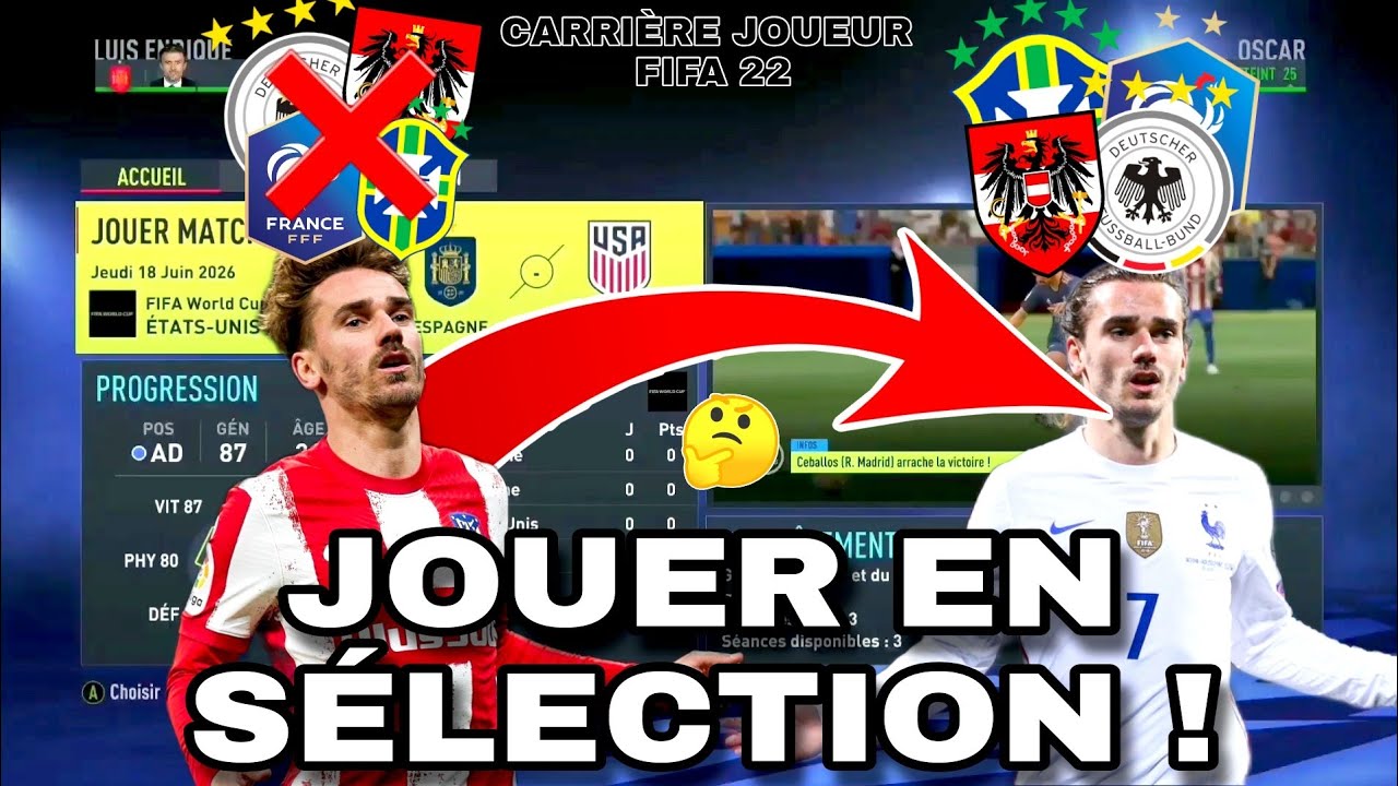 [ TUTO ] Comment Être Pris en Équipe National ? 🤔 2 Méthodes / Carrière Joueur - FIFA 22