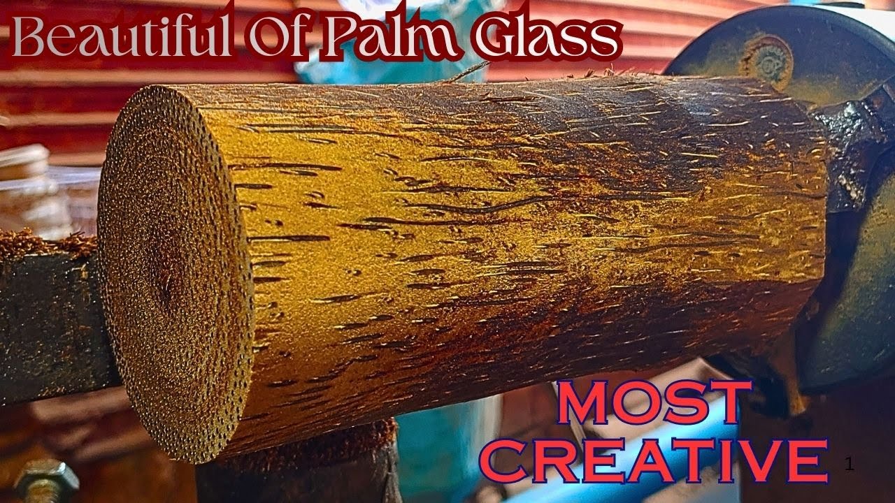 Handcrafted Wooden Goblet with Natural Grain