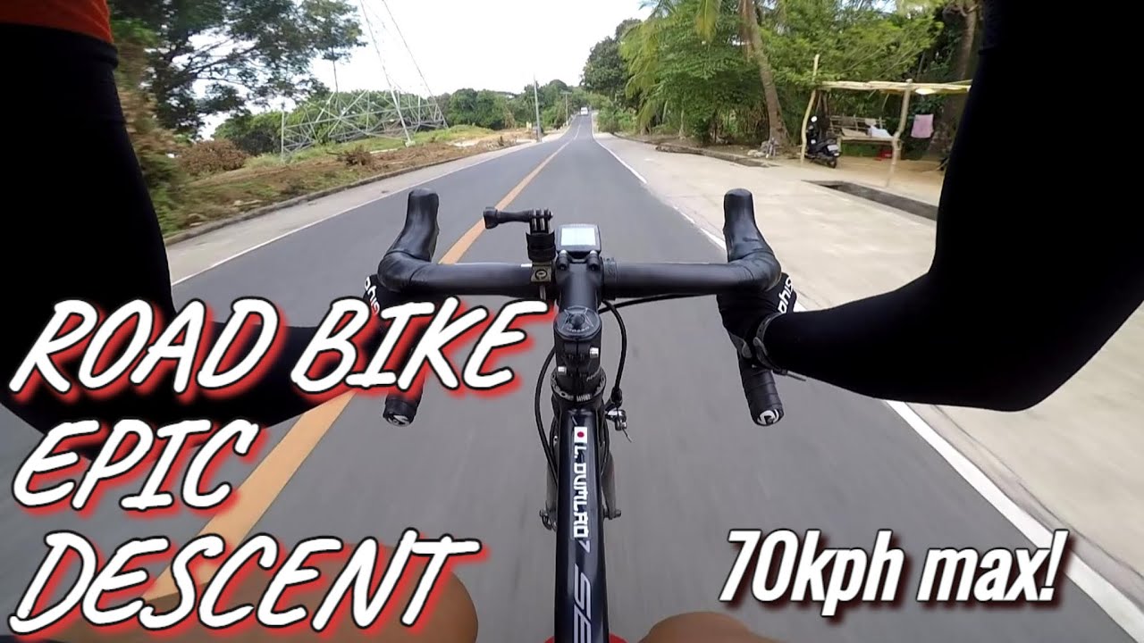 Raw Footage Road Bike Descent | 70KPH Downhell