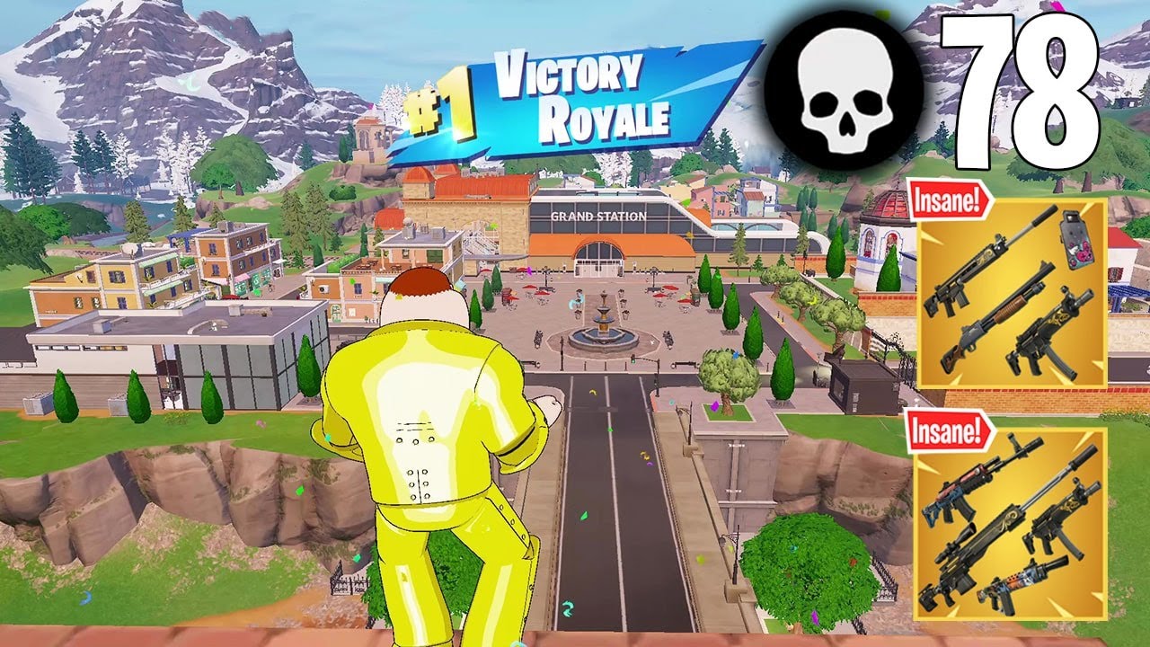 78 Elimination Solo vs Squads Wins (Fortnite Chapter 5 Gameplay Ps4 Controller)