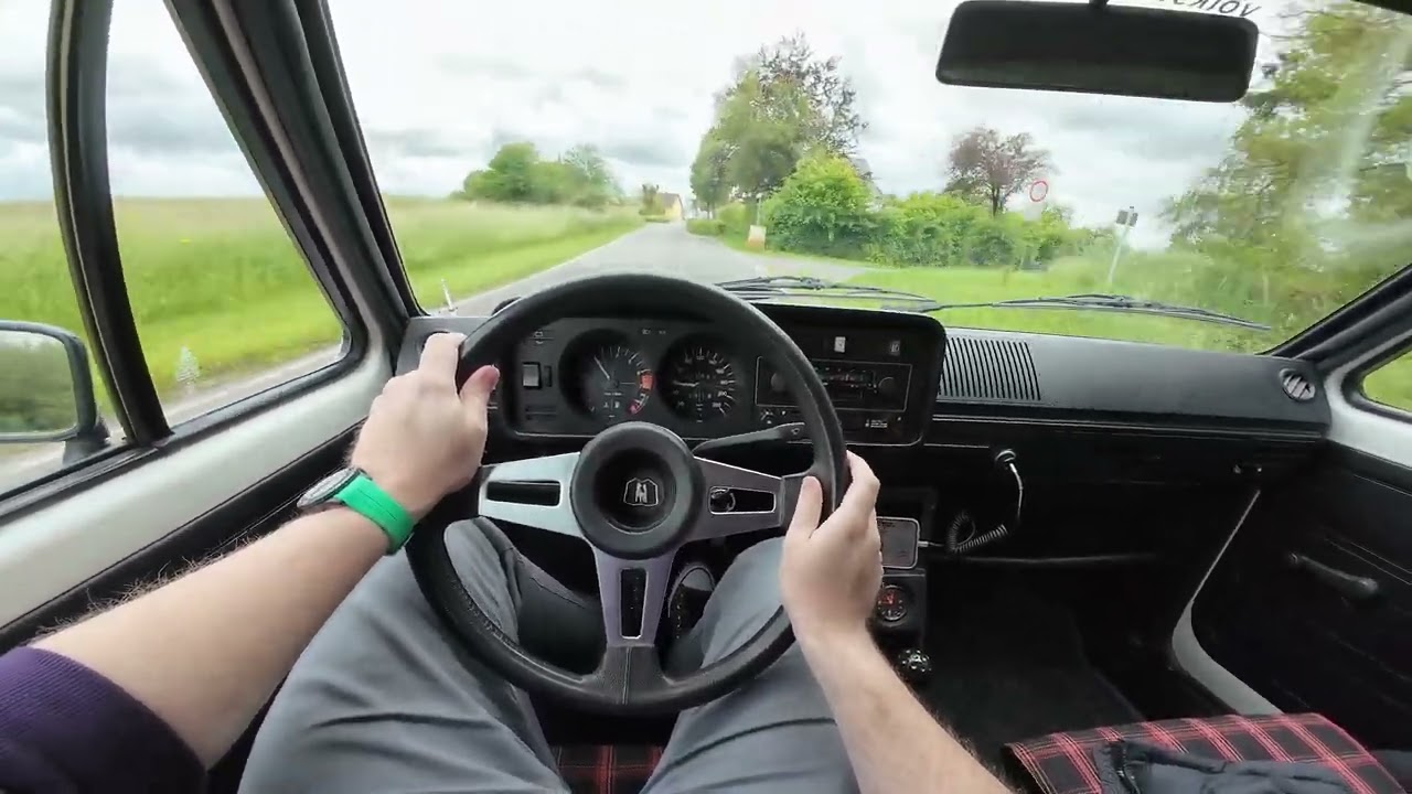 POV - Golf 1 GTI 1976 in Germany.
