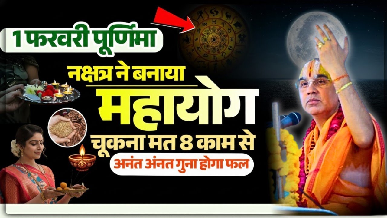 पूर्णिमा नक्षत्र ने बनाया महायोग चूकना मत ! Swami Raghavachary Ji Maharaj 🔥