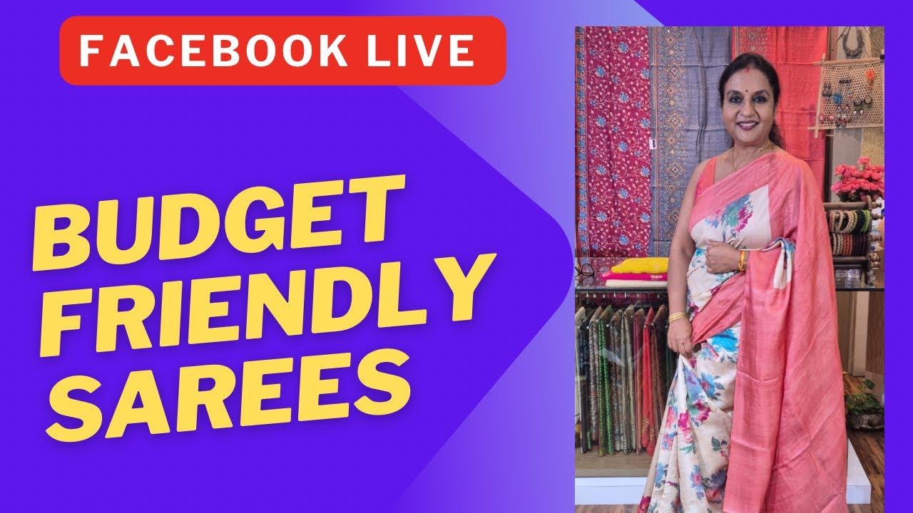 Budget Friendly Handcrafted Sarees From Bengal LIVE NOW!! #ARPITASWEAVERGALLERY