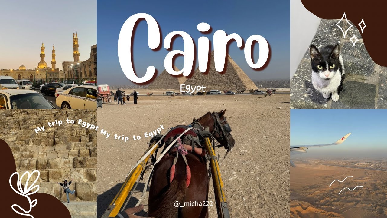 【🇪🇬Cairo】社会人一年目のエジプト旅行 vlog🐫 #1 カイロ1泊2日編｜ピラミッド｜ミイラ｜お土産🪔｜グルメ🐦｜