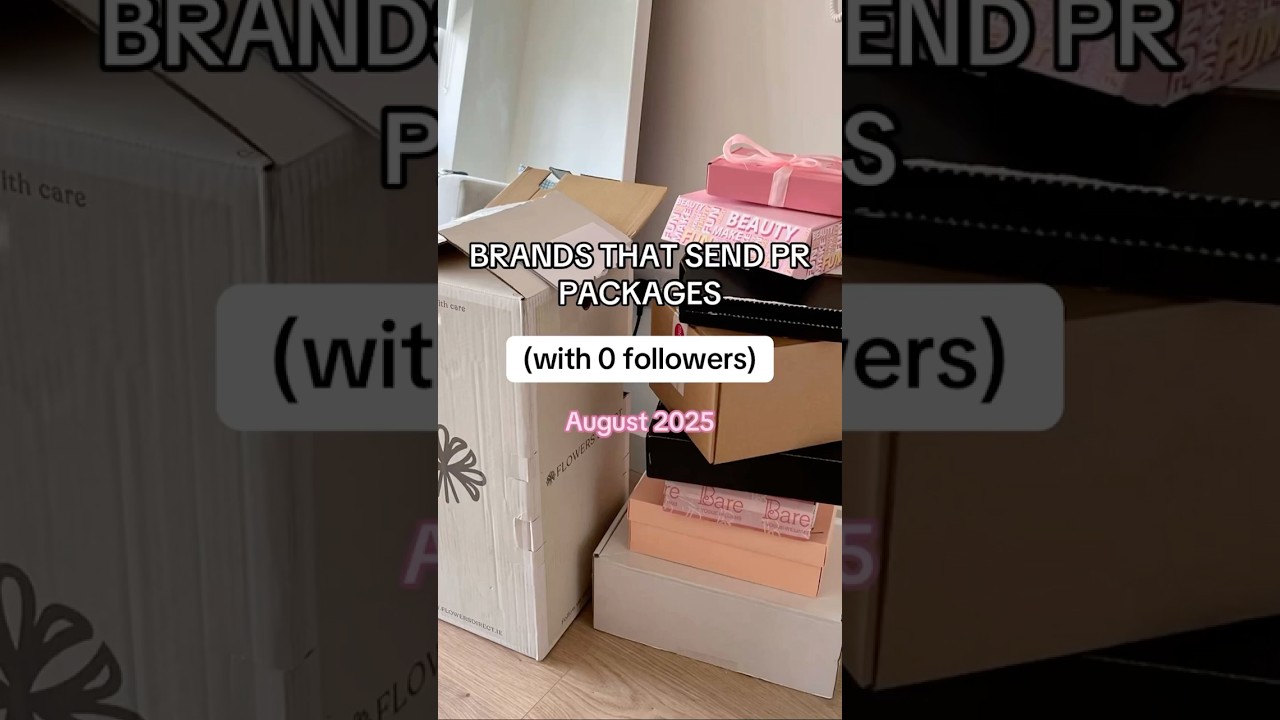 Brands that send PR Boxes with 0 followers! 📦