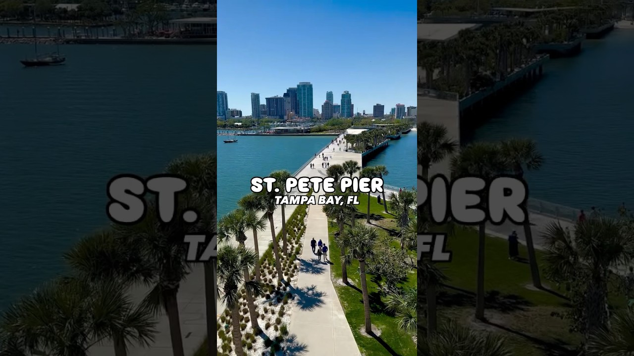 Discover the charm of St. Pete Pier in just 12 seconds! 🌊✨