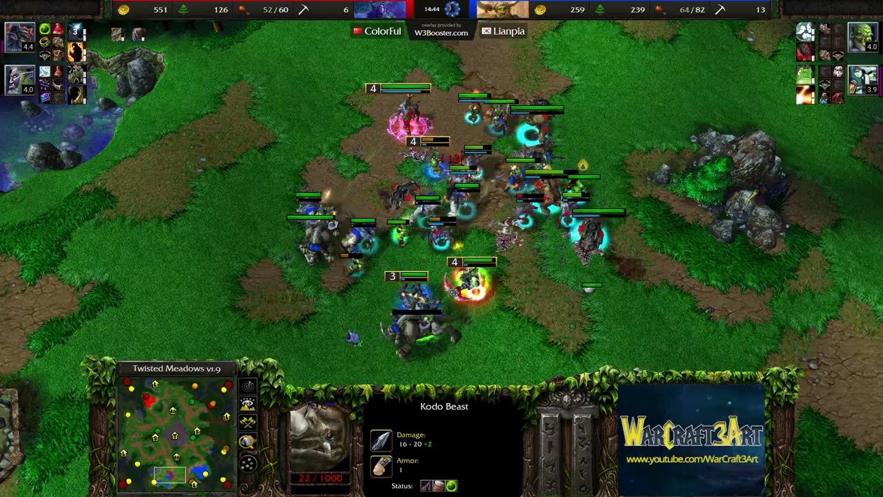 Lyn(ORC) vs ColorFul(NE) - Warcraft 3: Classic - RN8879