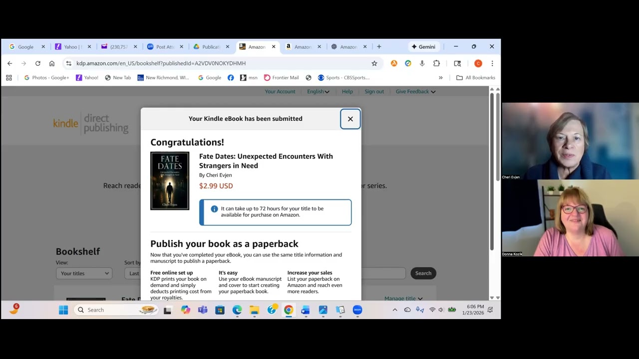 321 Publish That Book Cheri Evjen!