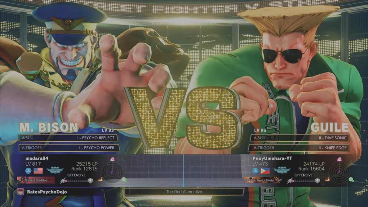 M. Bison (madara84) VS Guile | Street Fighter V: Champion Edition