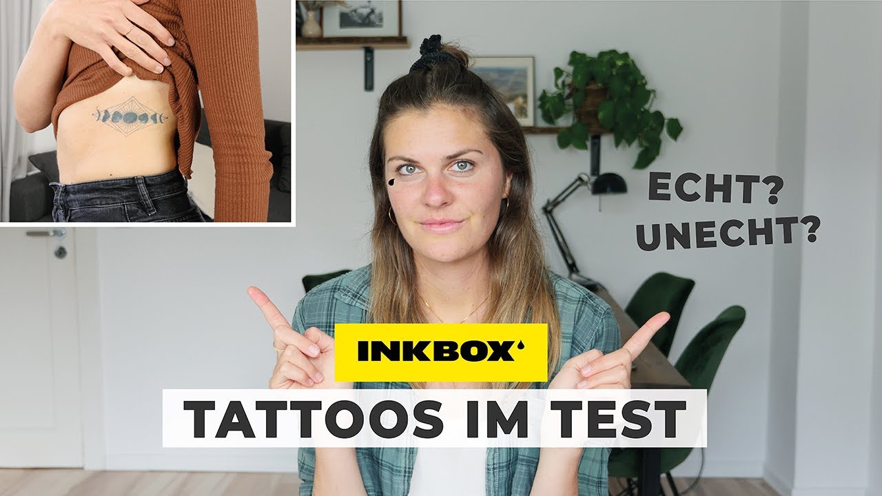 Ich teste TEMPORÄRE TATTOOS von inkbox und zeige euch mein ECHTES Tattoo | Inkbox Review