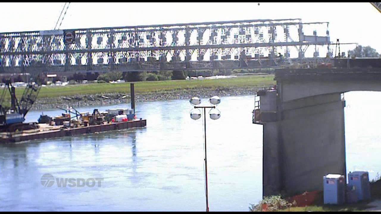 I-5 Skagit River Bridge Time-Lapse in HD