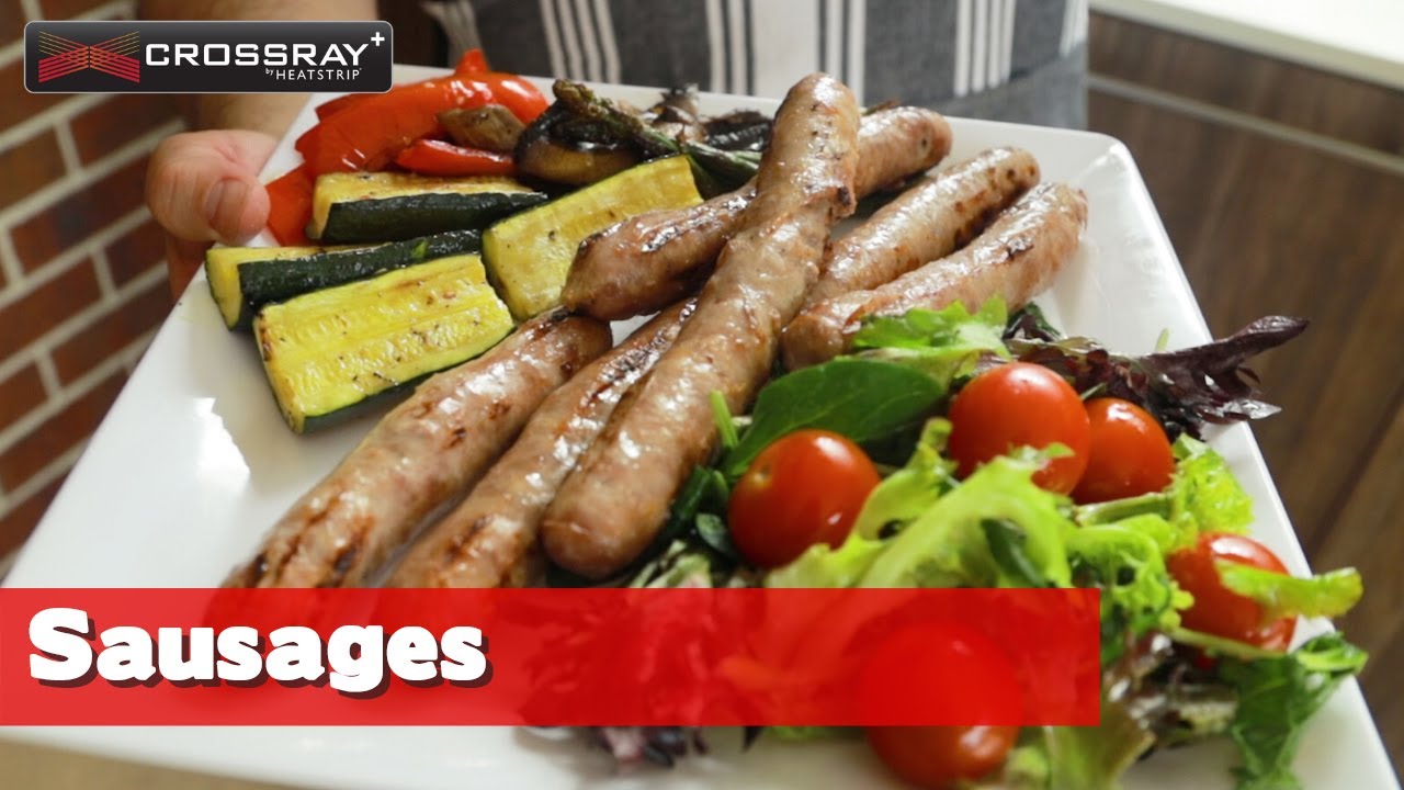 Sausages on the CROSSRAY BBQ