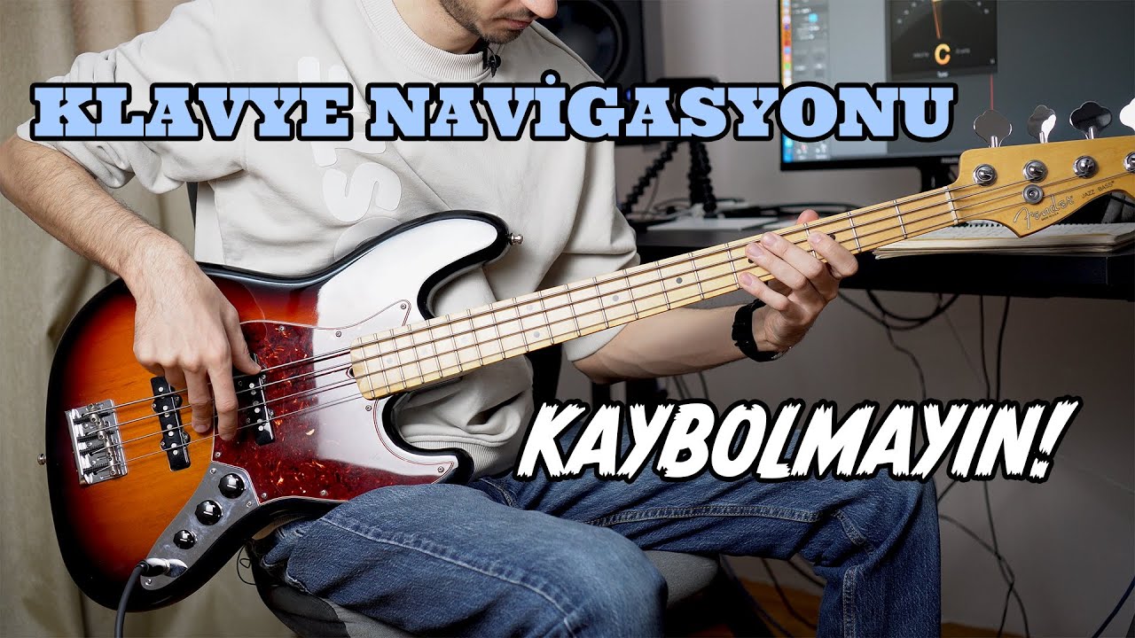 Kaybolmadan Notaları Öğrenin! - Bas Gitarda Klavye Navigasyonu