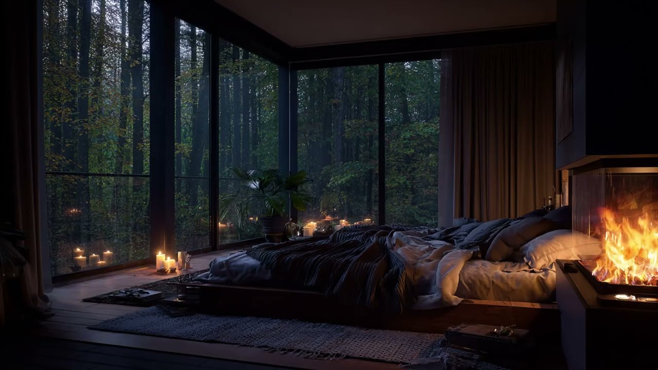 Fall Asleep Faster with Cozy Piano and Relaxing Rain Sounds