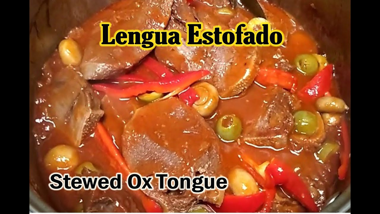 Lengua Estofado | How to cook Ox Tongue | Stewed Ox Tongue