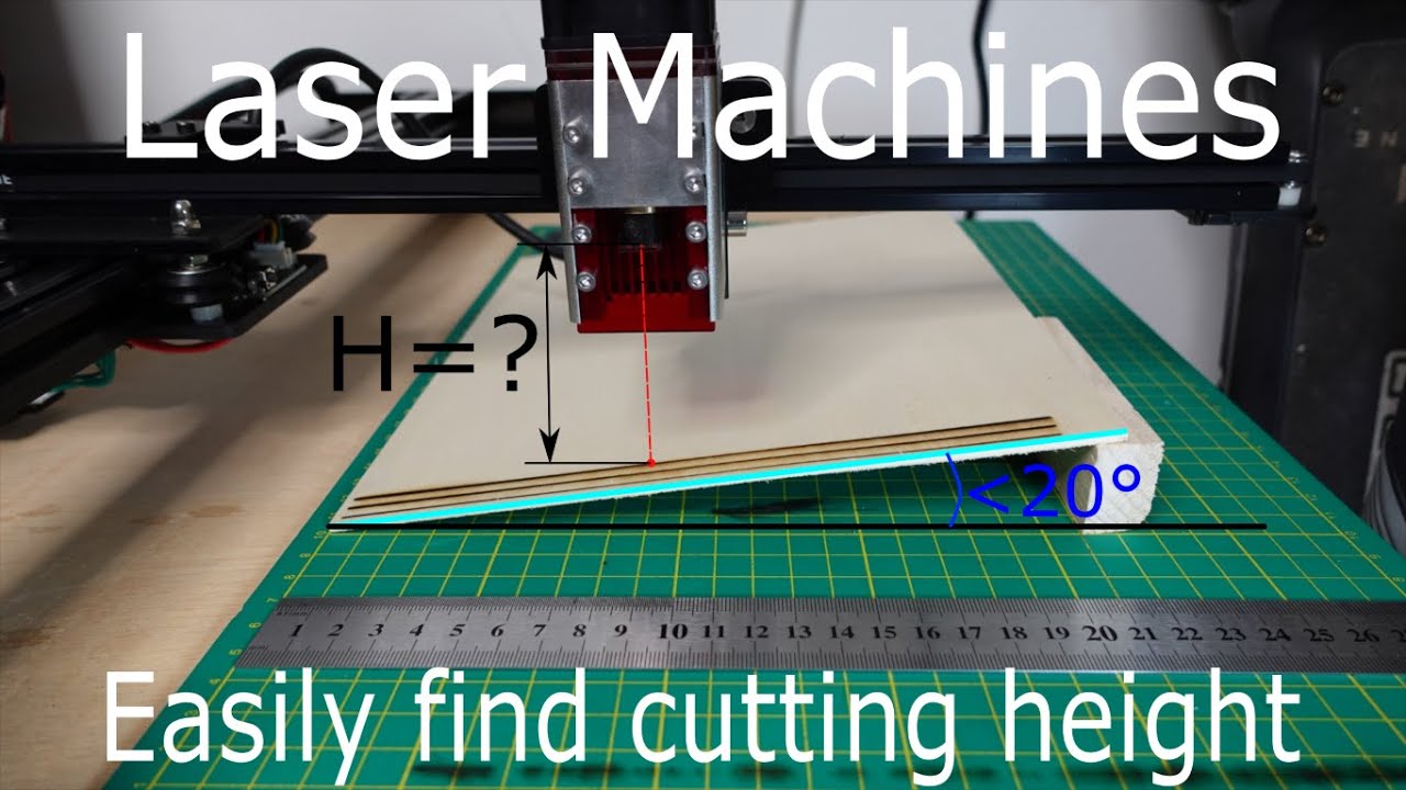Find the right cutting height with Laser Cutting and Engraving | How to Quickly Focus | NEJE