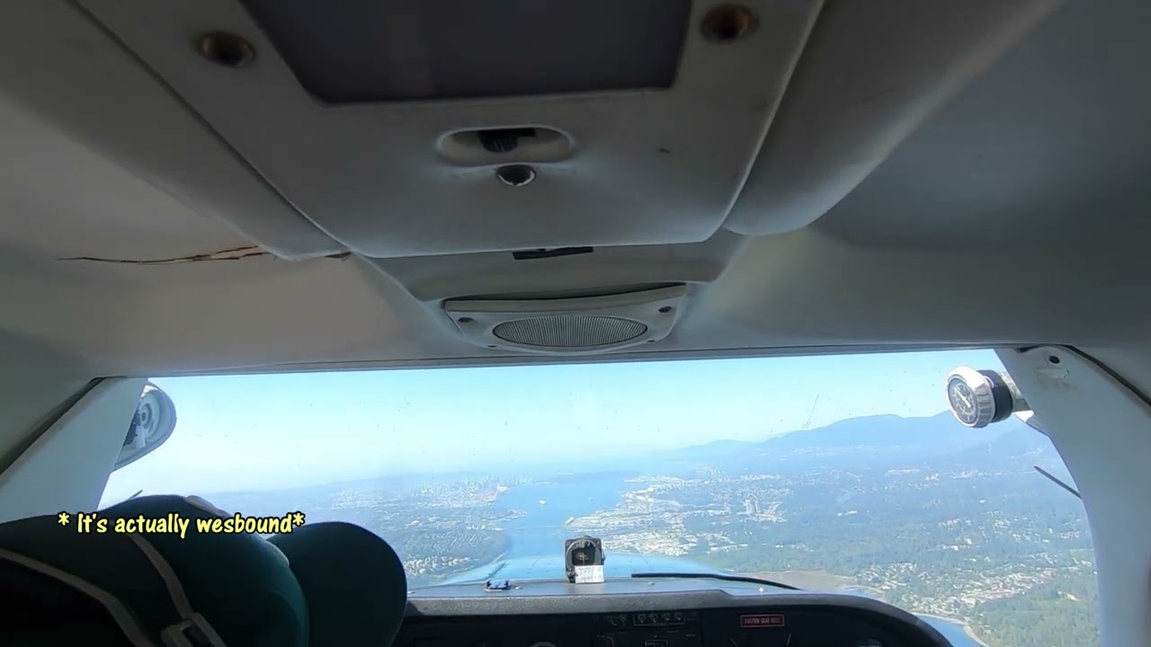 Flying VFR to Qualicum Beach (CYNJ to CAT4) + ATC Audio