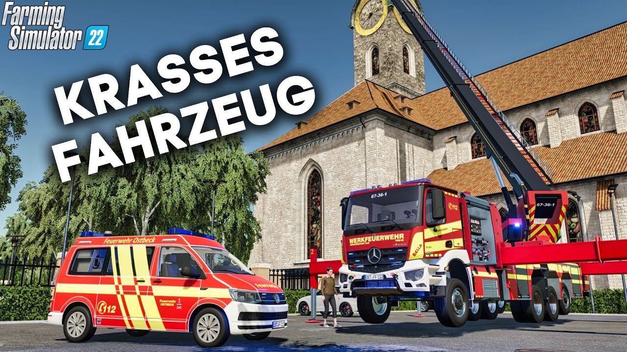 LS22 - Diese KRASSE TMB ist neu bei der Feuerwehr Ostbeck! Heftiges Fahrzeug. Geil.