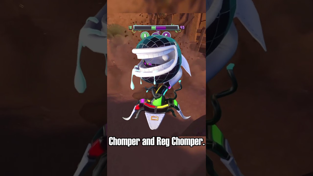Every Chomper Ranked Worst To Best #pvz #plantsvszombies #pvzgw2 #gardenwarfare2