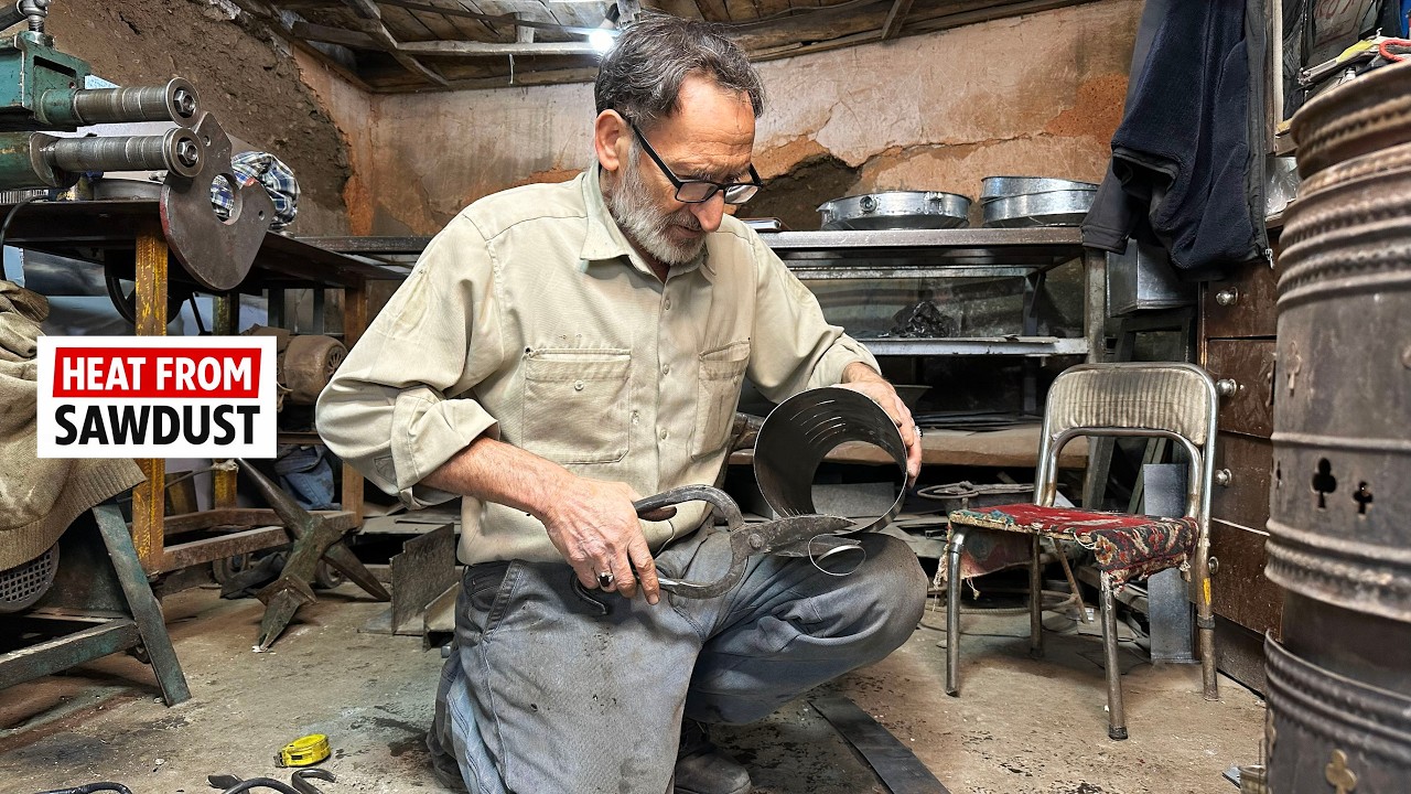 How a Traditional Sawdust Stove Is Built | Old-School Craftsmanship