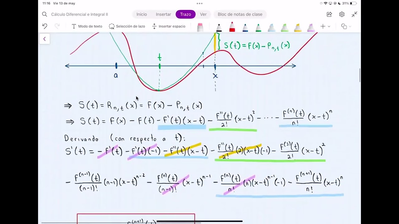 Polinomios de Taylor (parte 6): Teorema de Taylor y aproximación de valores de funciones