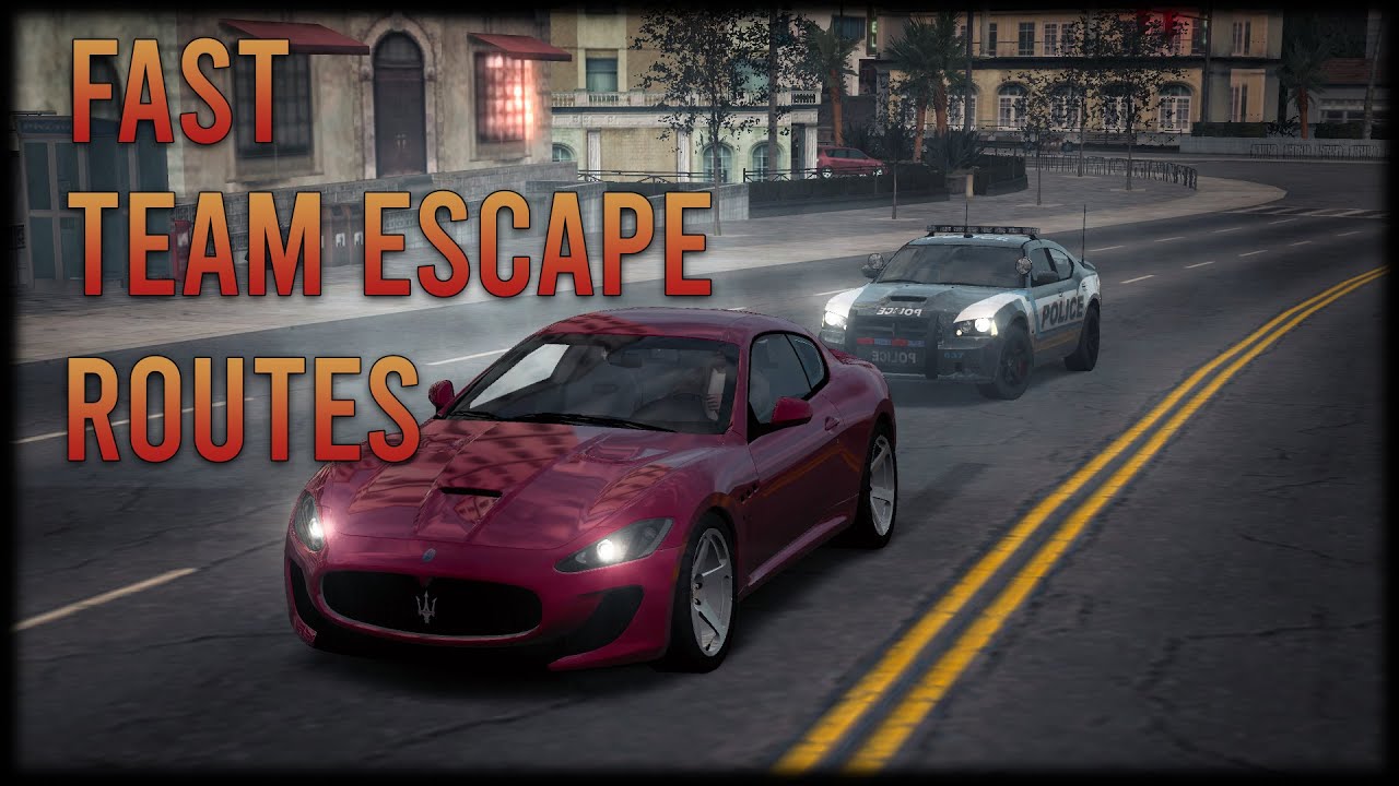 NFS World - Fast Team Escape Routes