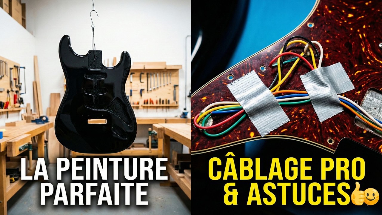 Kit Guitare DIY : Peinture Parfaite & Astuce Électronique Anti-Parasites