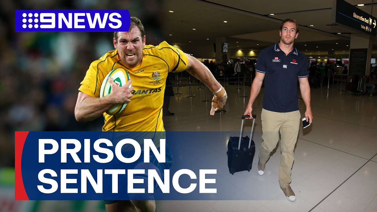 Former Wallabies captain Rocky Elsom sentenced to two years in prison | 9 News Australia