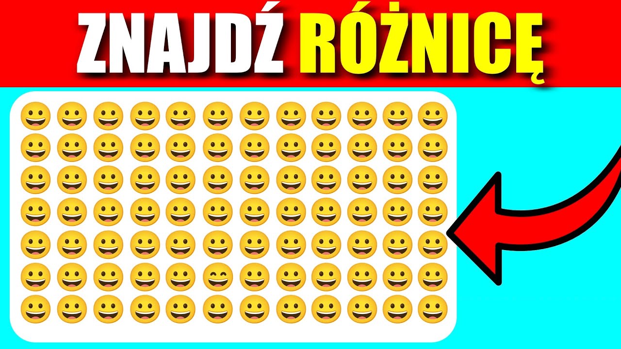 ZNAJDŹ R&Oacute;ŻNICĘ: WERSJA EMOJI! #quiz #emoji #quiztime #emojichallenge