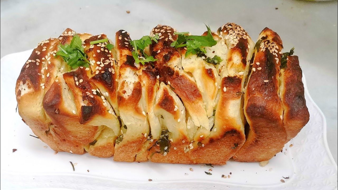 Garlic Bread Loaf | Garlic Butter Bread | Whole Wheat Bread