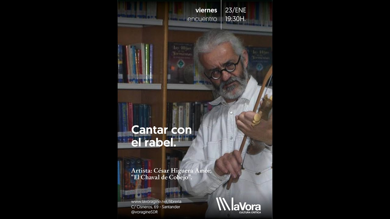 Cantar con el rabel. Artista: César Higuera Amor, 