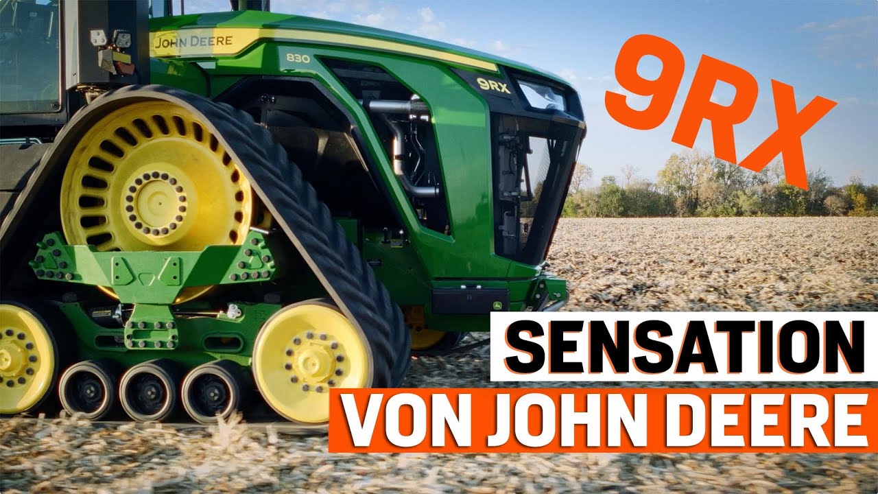 John Deere bringt Riesen-Traktor 9RX mit bis zu 913 PS &ndash; das kann die Landtechnik-Sensation