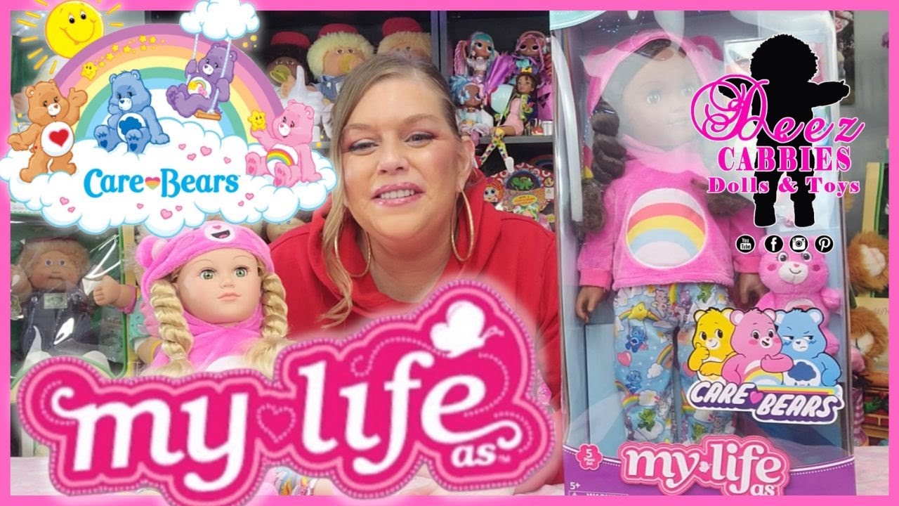 my life as Care bear edition by Walmart doll unboxing Review 18 inch dolls #mylifeas #walmartdolls