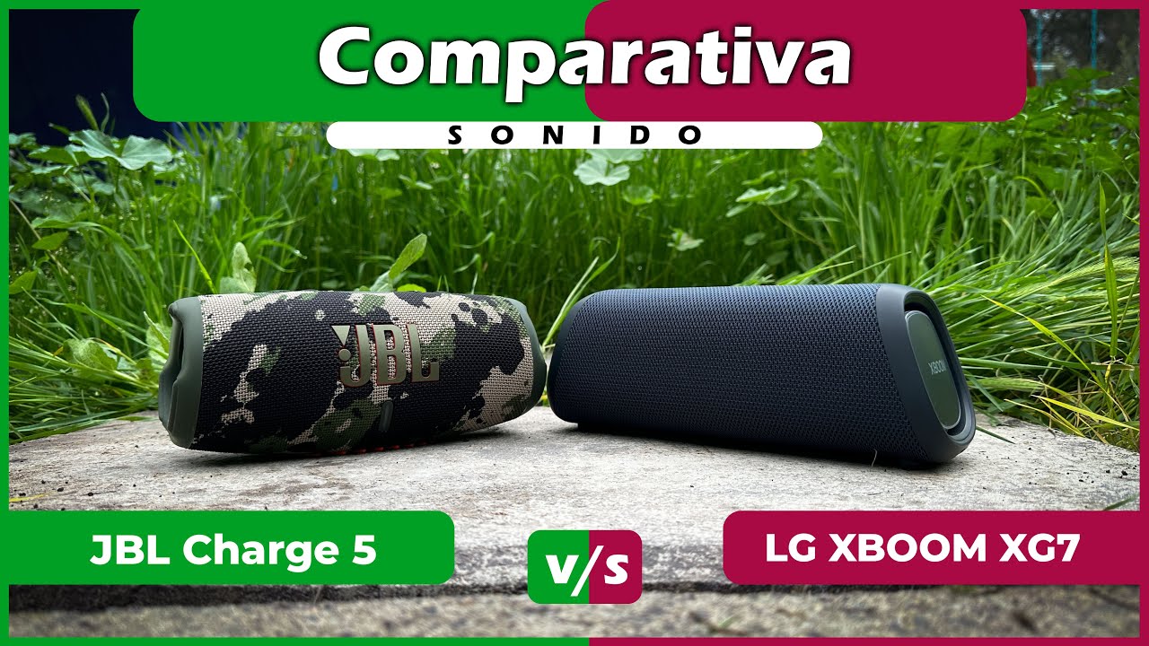 es LA BATALLA DEFINITIVA 🆚🔥 | JBL Charge 5 vs LG XBOOM Go XG7 | Comparativa de sonido | Español 🟠
