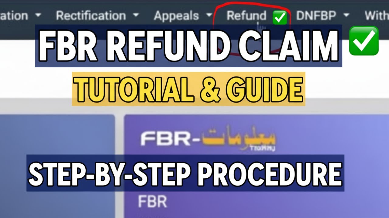 How to Claim Tax Refund on FBR IRIS Portal | Form 170 Refund Process Pakistan 🇵🇰💸