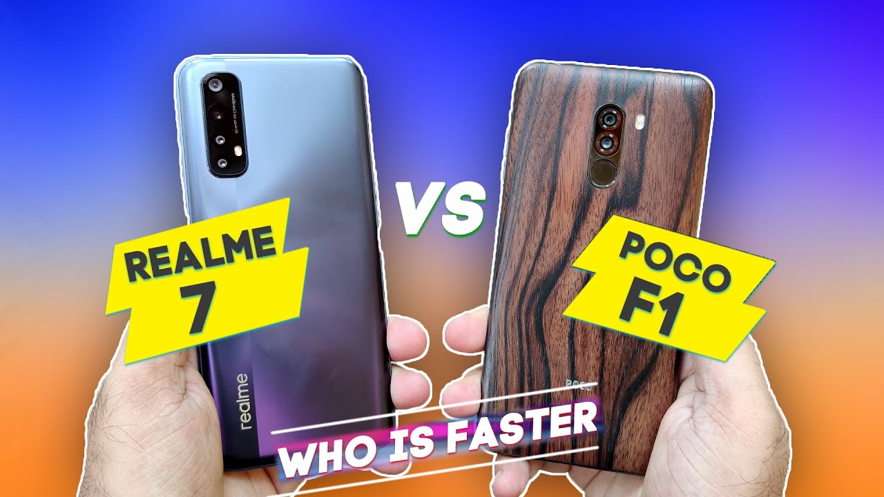 POCO F1 vs Realme 7 Speed Test Comparison - Aisa Kaise Ho Sakta hai ??🤦🏻‍♂️🤦🏻‍♂️