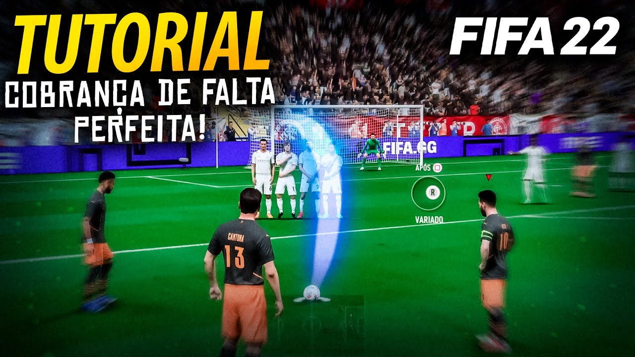 FIFA 22 - MELHOR COBRANÇA DE FALTA APÓS AS ATUALIZAÇÕES - TUTORIAL FALTA COM CURVA 💥