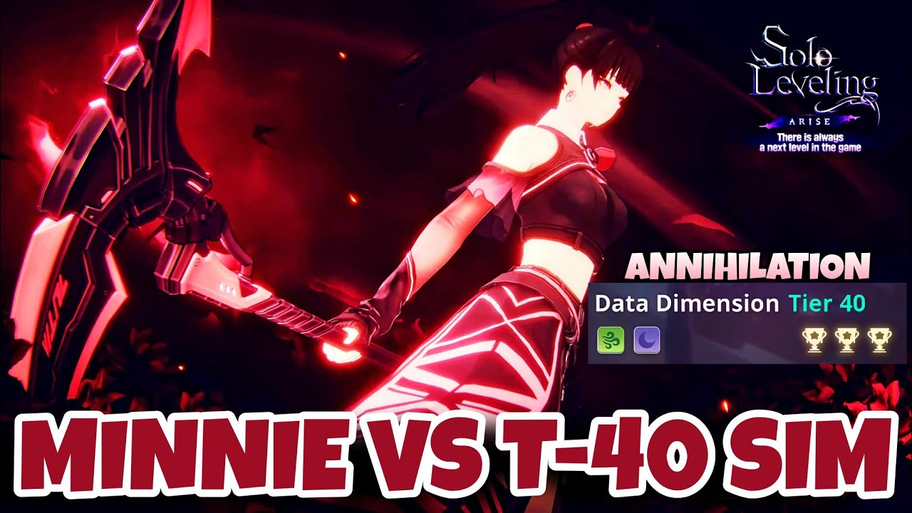 MINNIE vs T-40 SIMULATION GATE!! FULL DETAILED GUIDE!! [SOLO LEVELING: ARISE]