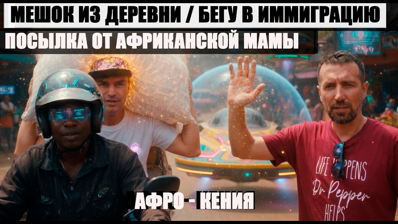 ПОСЫЛКА от АФРИКАНСКОЙ МАМЫ из КЕНИЙСКОЙ ДЕРЕВНИ / ПРОДЛЕНИЕ ПРЕБЫВАНИЯ В НАЙРОБИ